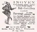 En 1905, un journal de Nagykanizsa vante les bigotphones « instruments de musique comiques ».