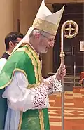 Père Guido durant une liturgie à Cremone, 13 janvier 2024.