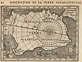 Extrait de planisphère centré sur la Magellanie en 1618.
