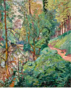 Bords de l'Orge à Epigny, vers 1890Collection privée, Vente 2017.