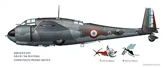 Vue de l'avion.