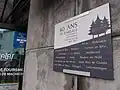 Panneau devant l'office du tourisme de Machecoul pour les 40 ans de jumelage de la commune avec Ühlingen-Birkendorf.