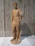 Bacchus, terre cuite, musée des beaux-arts de Besançon.