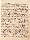 partition manuscrite