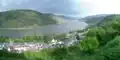 Vue sur la vallée du Rhin