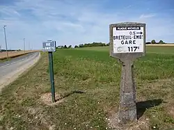 Plaque Michelin.
