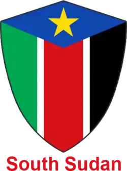 alt=Écusson de l' Équipe du Soudan du Sud