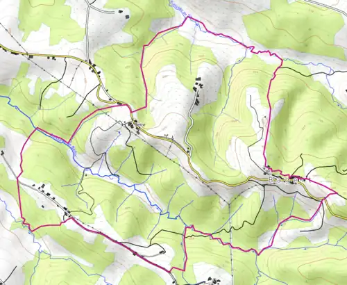 Carte topographique