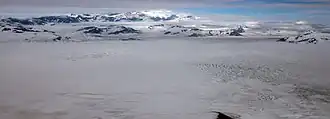 Vue de la calotte glaciaire Bagley.