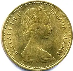 Pièce de 1&nbsp;cent de dollar bahaméen.