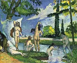 Les Baigneuses (1874-1875), huile sur toile (38,1&nbsp;×&nbsp;46&nbsp;cm), Metropolitan Museum of Art, New York.
