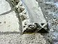 Décoration des fenêtres au nord du chœur.