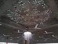 Intérieur de la mosquée Bait Ur Rouf à Dacca.