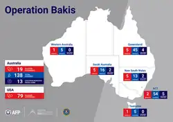 Cartographie de l'opération Bakis