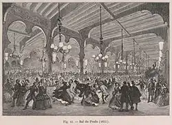 Le Prado d'hiver en 1855
