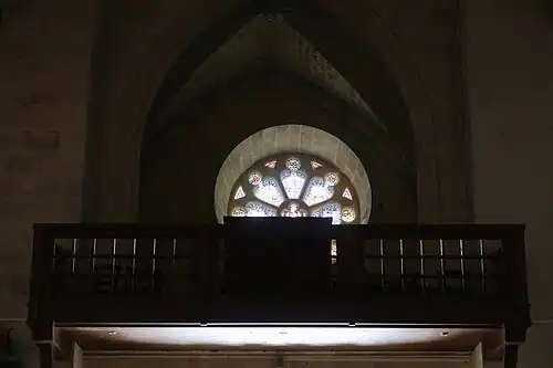 Balcon du narthex.