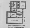 Plan des thermes.