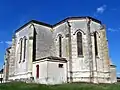 Le chevet de l'église (août&nbsp;2010)