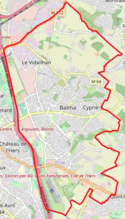 Carte OpenStreetMap