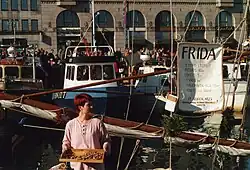 Le marché.