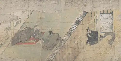 Tokiwa Mitsunaga, Ban dainagon ekotoba, XIIe siècle, musée d'art Idemitsu.
