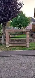 Banc reposoir napoléonien.