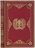 Reliure rouge aux armes, 1846