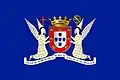 Drapeau du gouvernement de la municipalité de Macao, utilisé pendant le Macao portugais : 1976-1999.