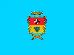 Drapeau de Linaresville et commune du Chili