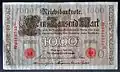1&nbsp;000&nbsp;marks (1910, recto).