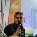 Baptiste Royau lors d'une conférence en 2023, à Talence.