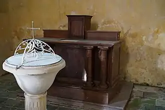 le baptistère,