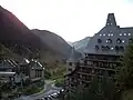 Accueil de la station des ski et des hôtels