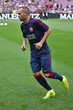 joueur en action