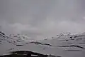 Vue du Bara-lacha La sous la neige.