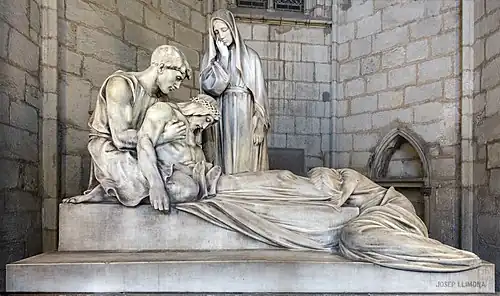 L'Enterrement du Christ, 1920, cathédrale de Barcelone.