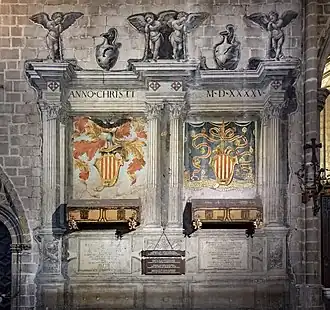 Sepultures de Ramón Berenguer I et d'Almodis.