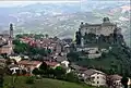 Le bourg et le château de Bardi