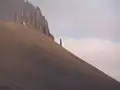 Un monolithe au nord de l'île