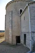 L'entrée de la crypte