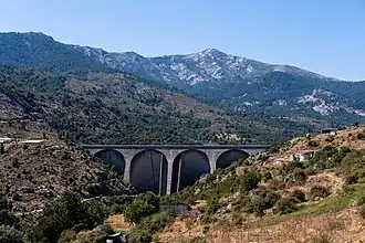La voute en aval du barrage.