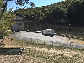 Le barrage de La Roche-Bat-L'Aigue en 2018.