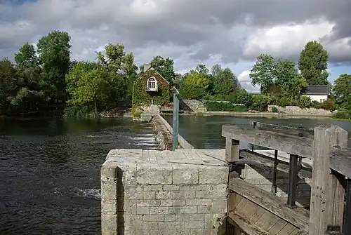 Le barrage en 2017.