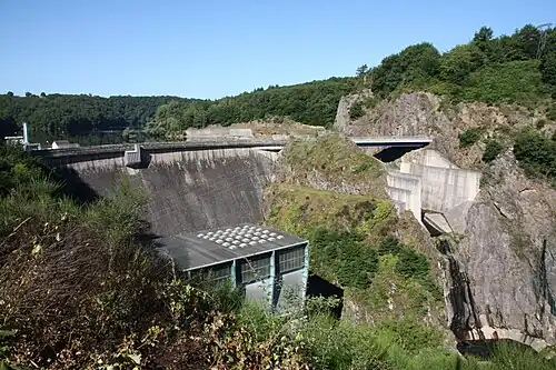Le barrage en 2010.