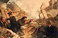 Julius Scholtz, Combat de barricade en mai 1849, 1849.