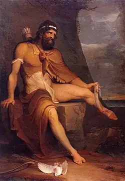 James Barry, Philoctète sur l'île de Lemnos