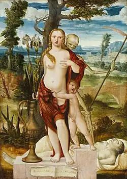 5. Vanitas, vers 1540, Kunsthalle, Hambourg.