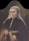 Portrait d'une femme portant un pomander (v. 1538) Bartholomäus Bruyn l’Ancien