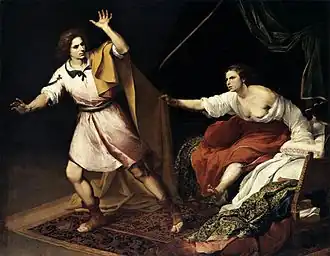 Joseph et la femme de Putiphar,de Bartolomé Esteban Murillo.