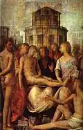 Pietà et Saints, Mezzana, église paroissiale
